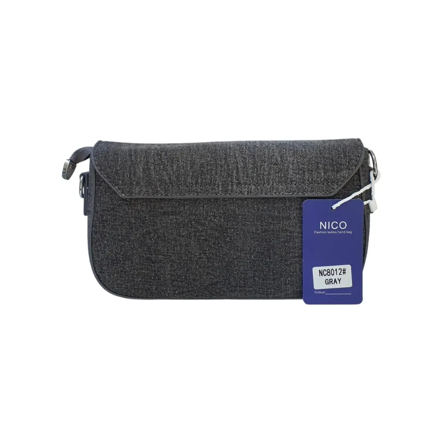 Nico Minimalist Solid Color with Detachable Coin Pouch Shoulder Bag