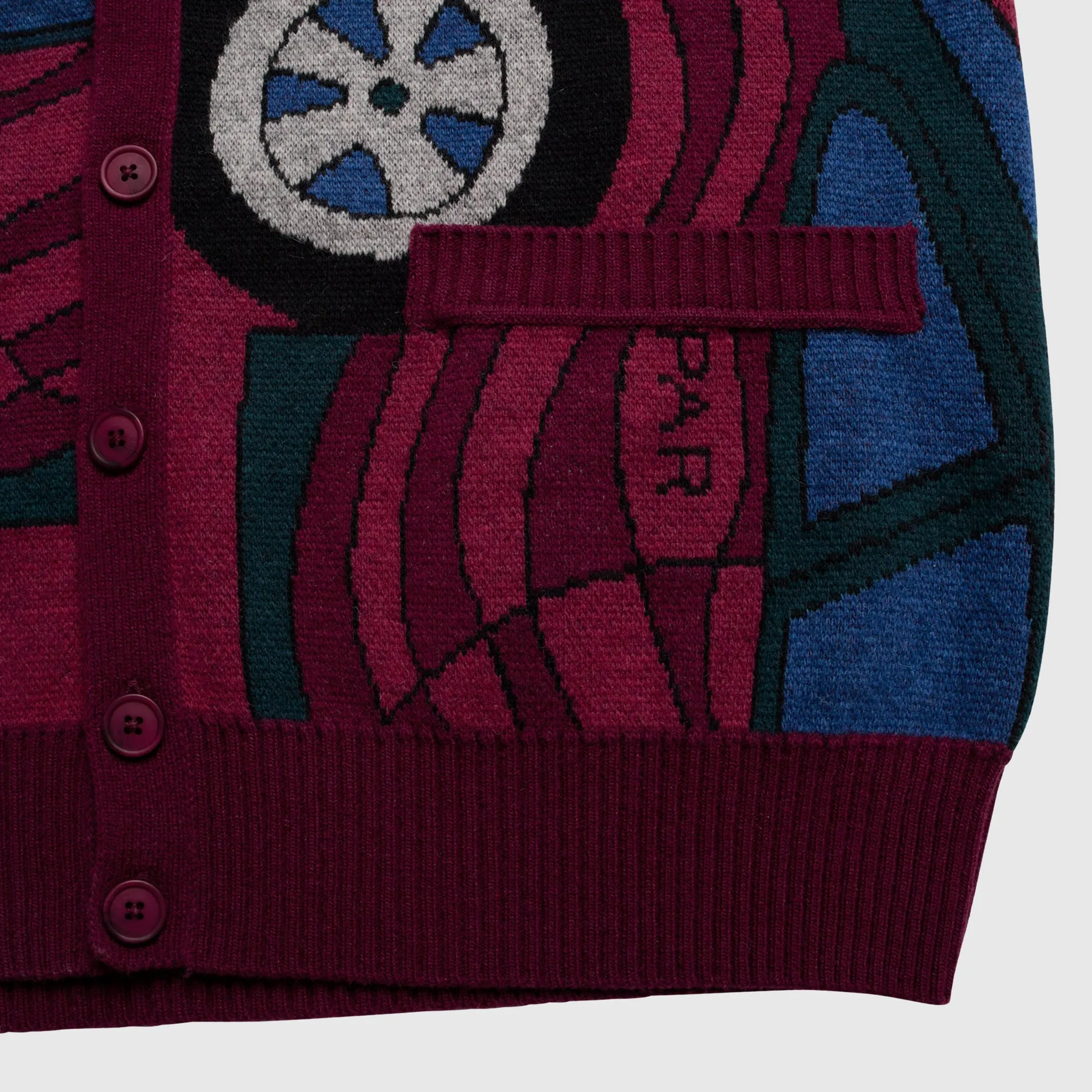 NO PARKING KNITTED CARDIGAN