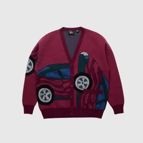 NO PARKING KNITTED CARDIGAN