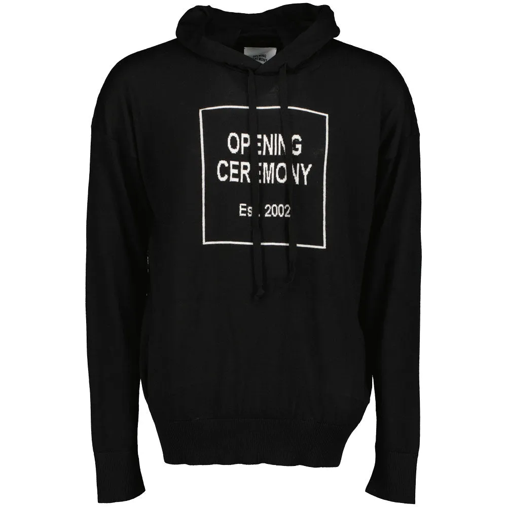 Opening Ceremony Box Logo Hooded Knit