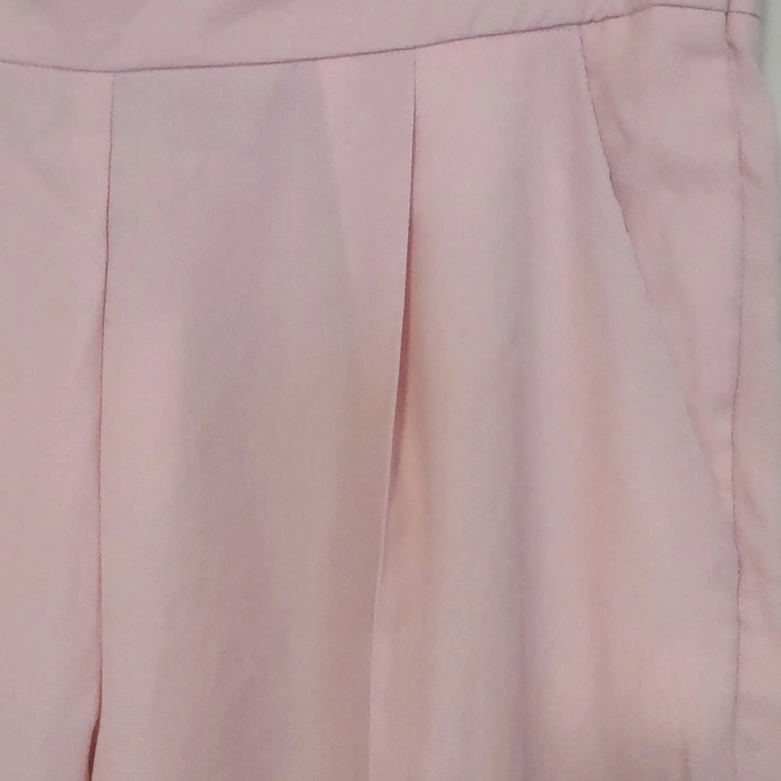 Sassafras Pink Tapered Trouser Ankle Pants Large