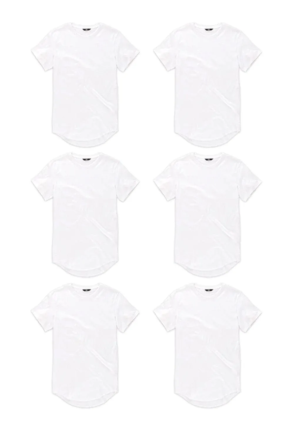 SCALLOP T-SHIRT 6 PACK (WHITEOUT)