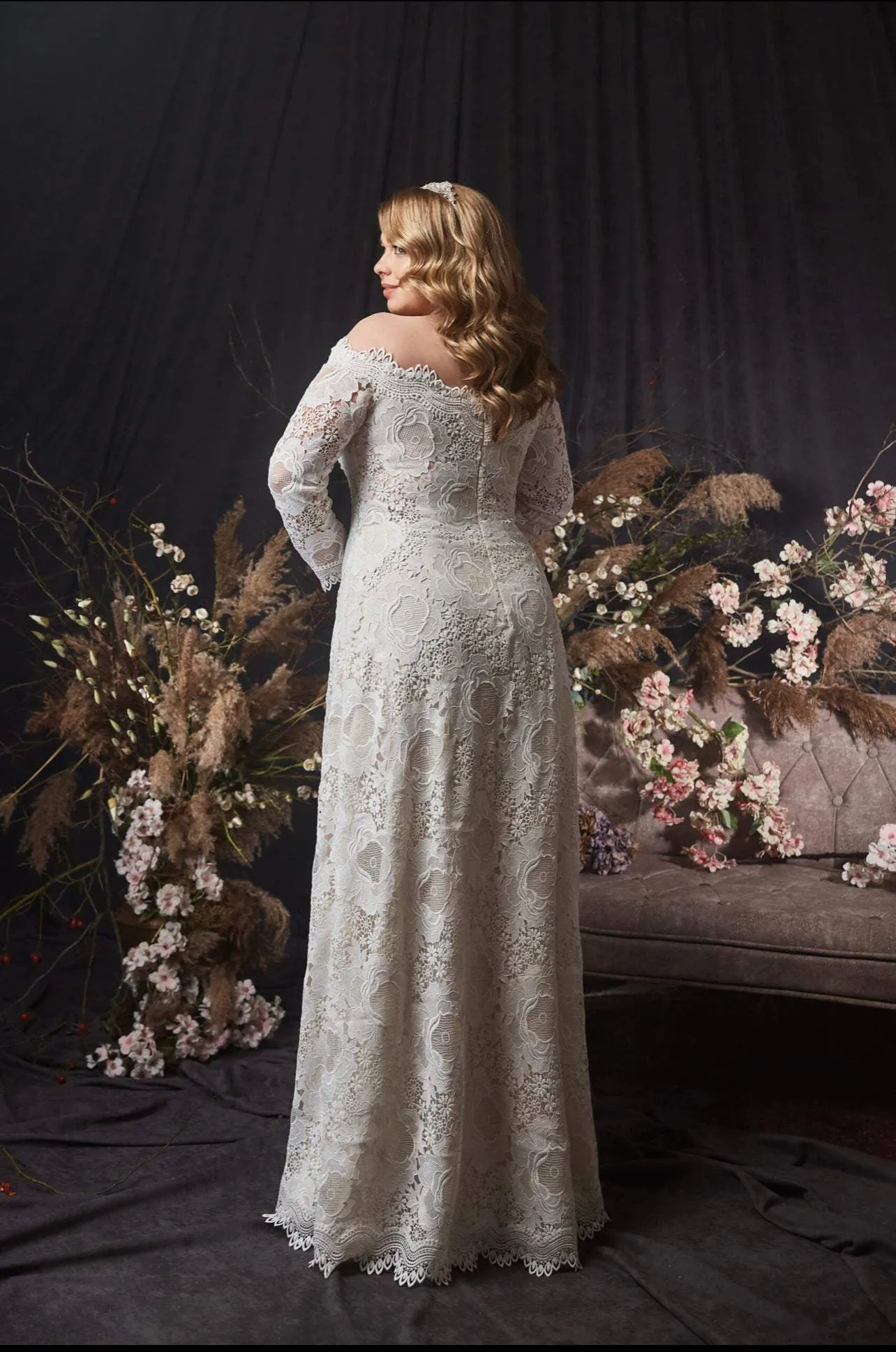Snowy White Wedding Dress