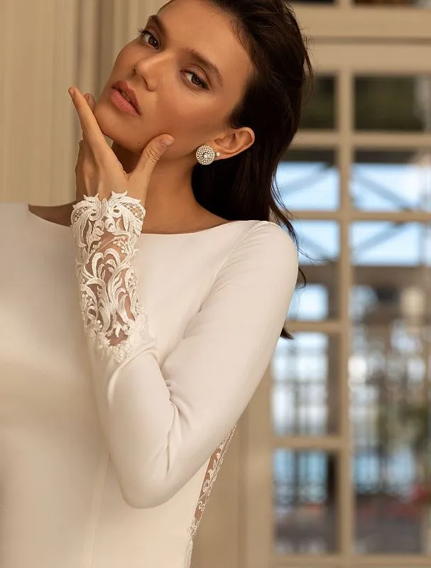 Stupefying White Wedding Dress