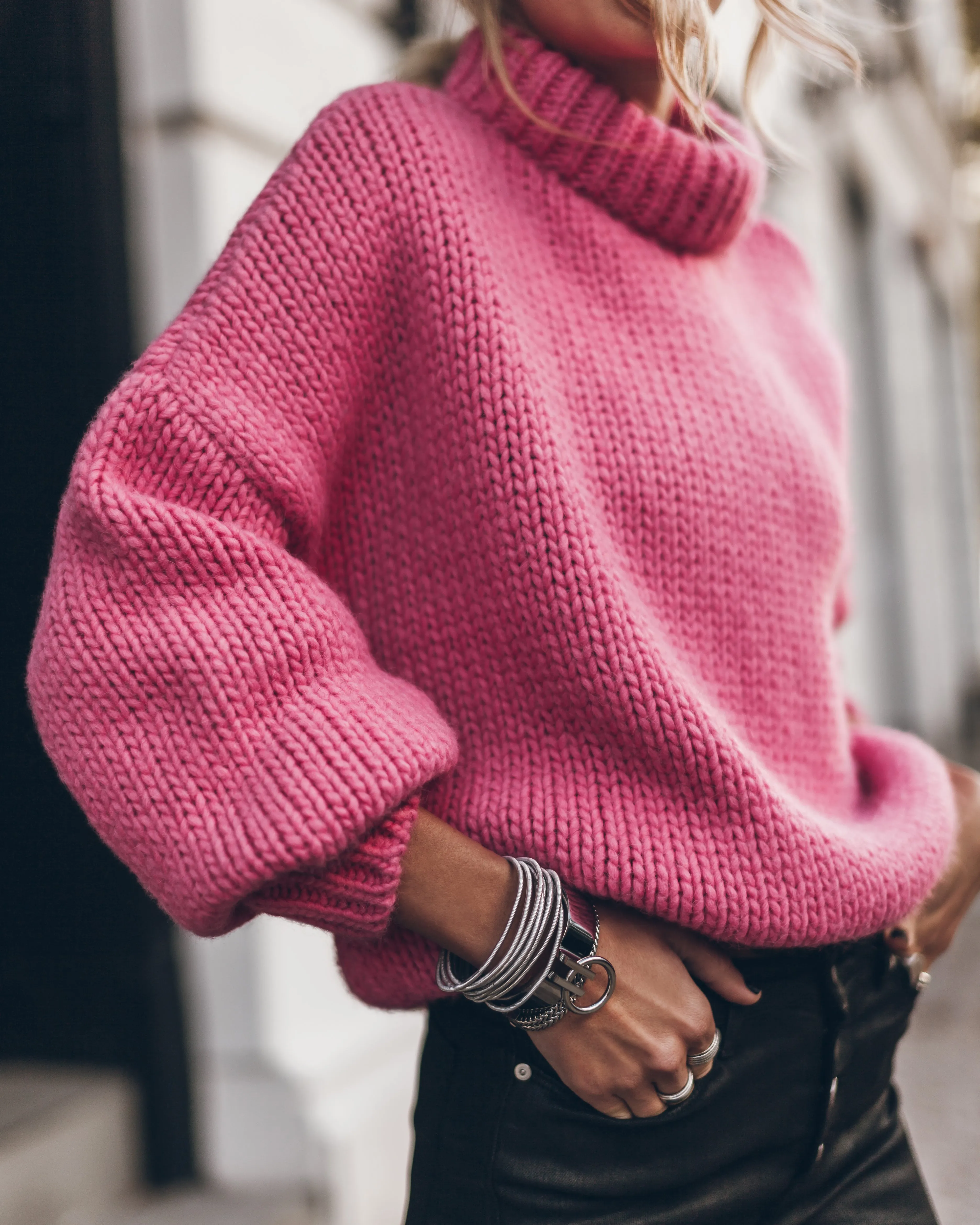 The Pink Knitted Sweater