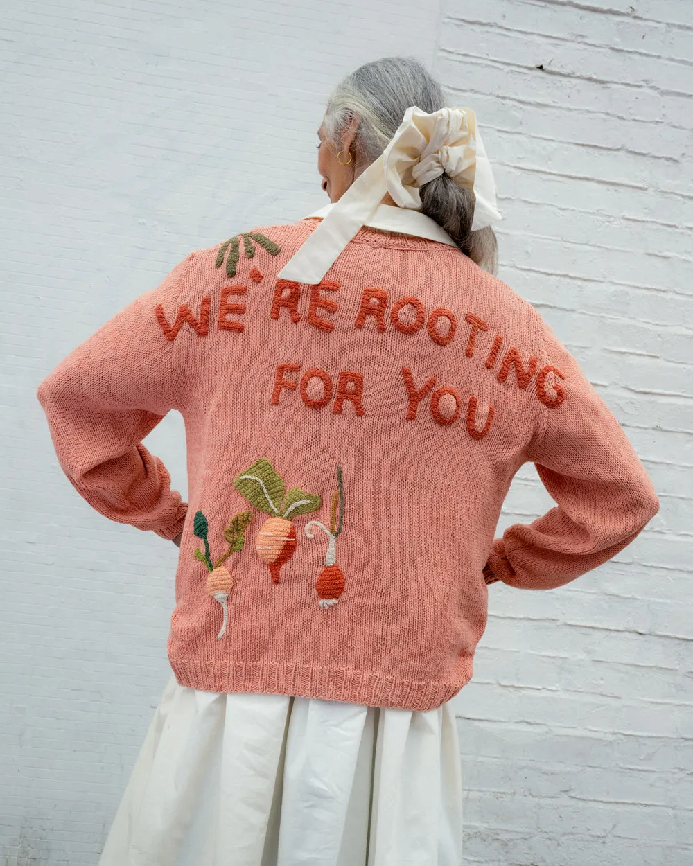 Rooting For You Pink Twinsun Knit Cardigan