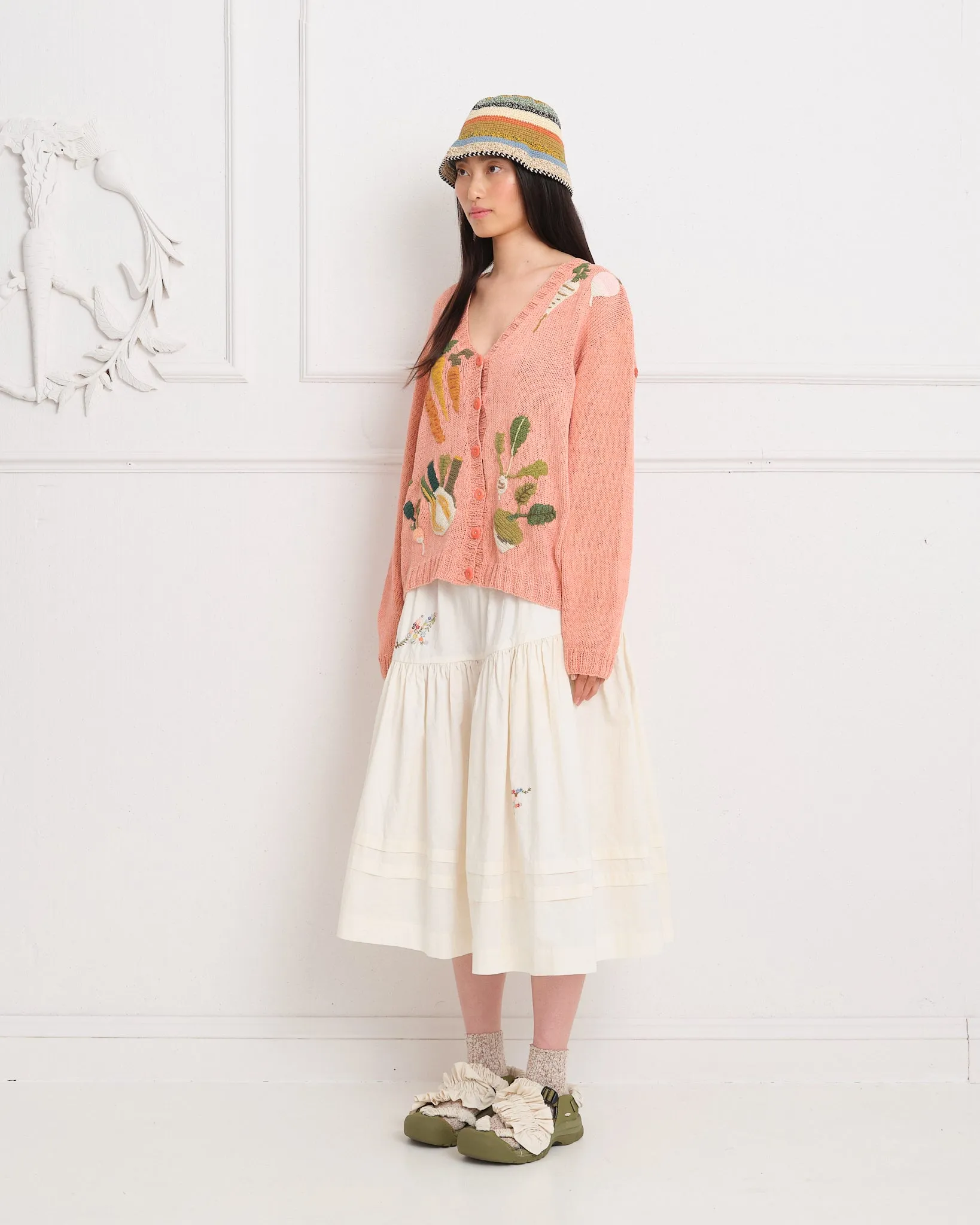 Rooting For You Pink Twinsun Knit Cardigan