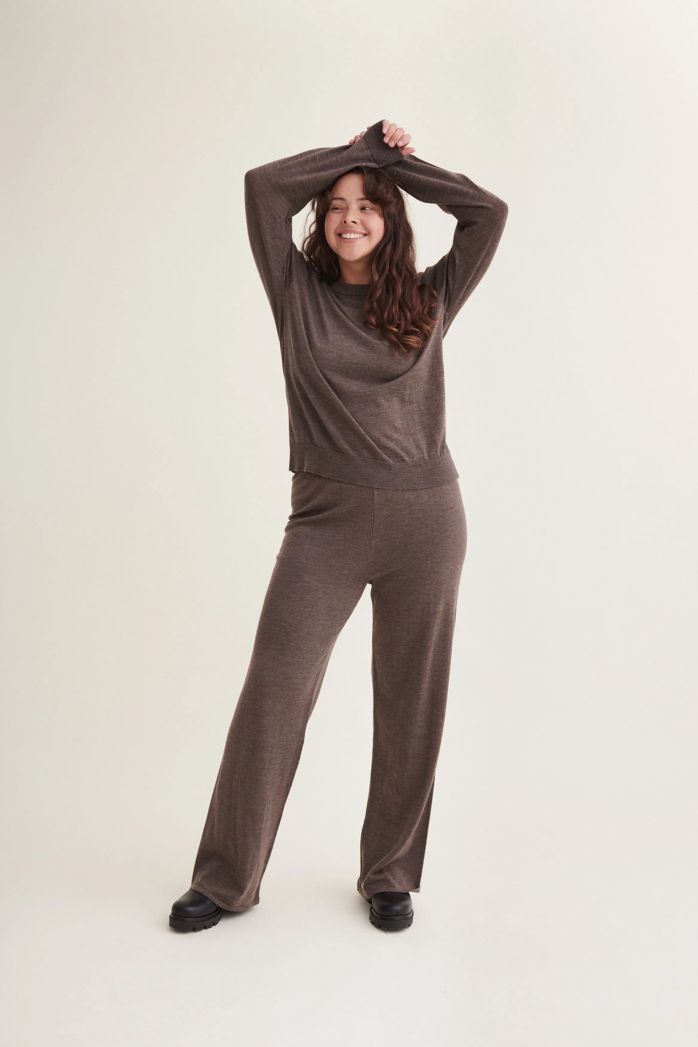 Vera Sweater - Brown Mel.