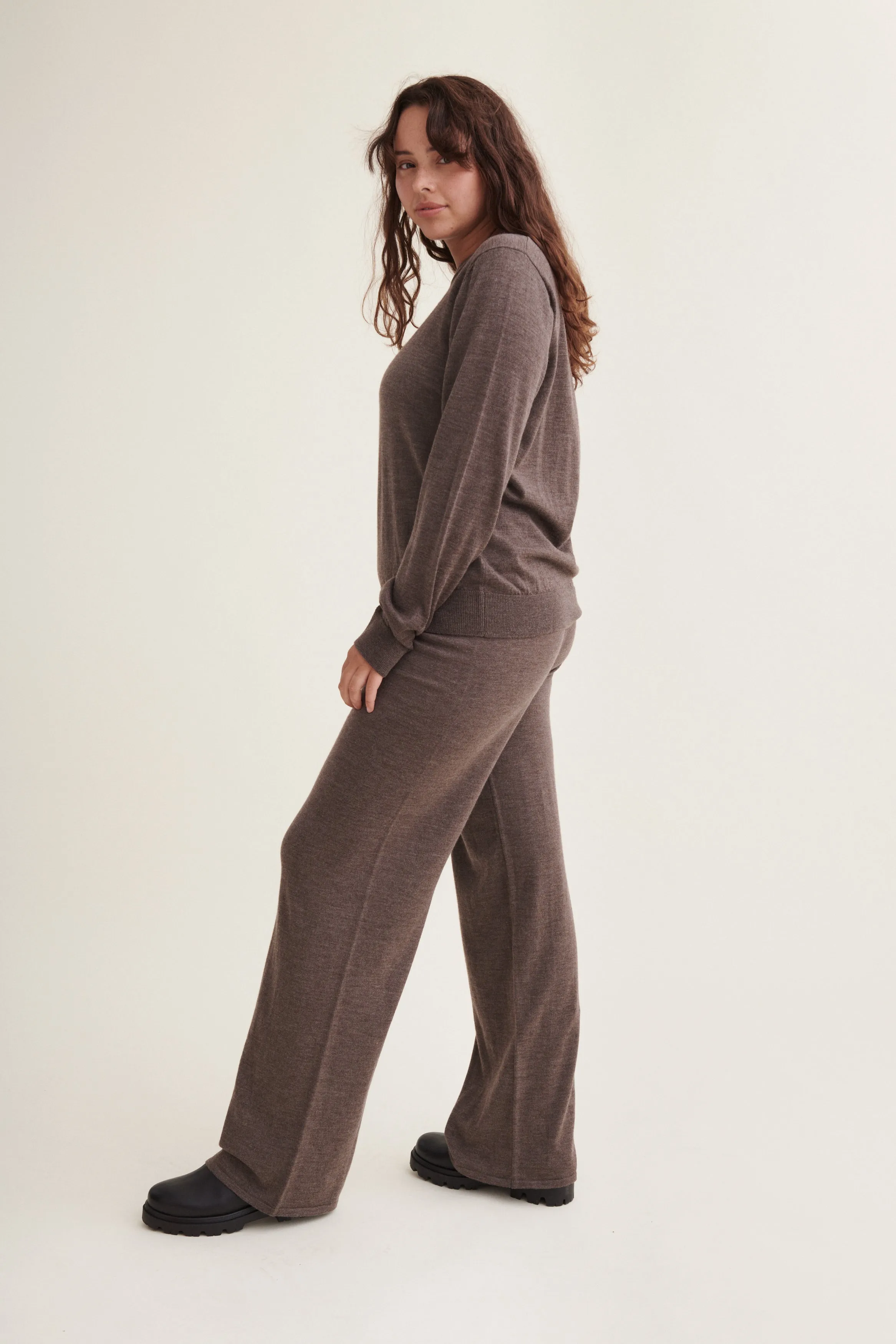 Vera Sweater - Brown Mel.