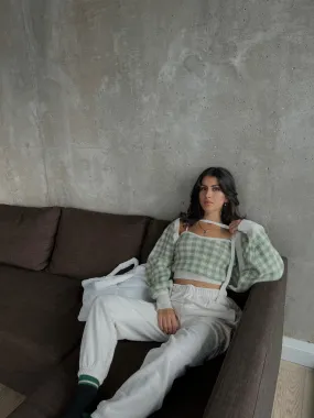Waffle Knit Set