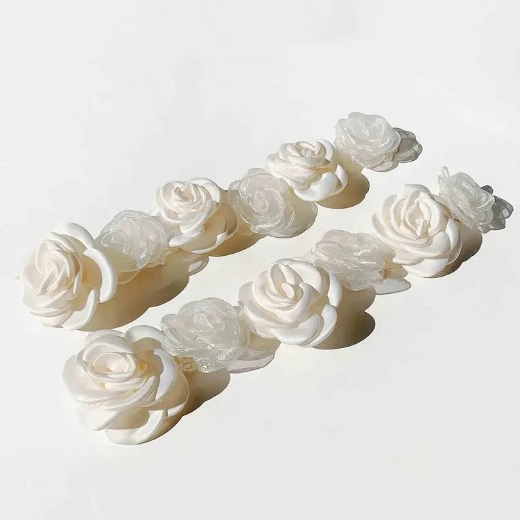 White Floral Dress Accessory